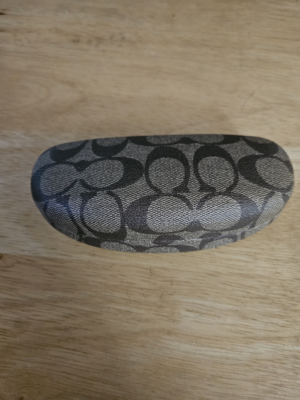 Coach‎ Signature Hard Eyeglass Case Brown Monogram Sunglasses Case